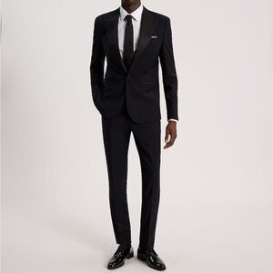 Express Men's Black Tuxedo Suit NWT 42L 34 Pants